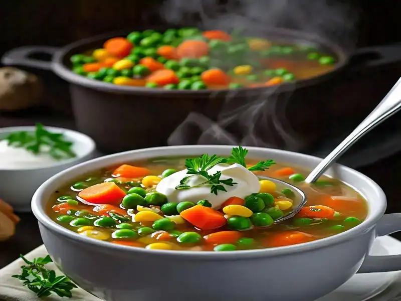 frozen vegetable soup